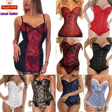 Cincher Corsets and Basques Bustier Top Overbust Burlesque Lingerie Plus Size UK