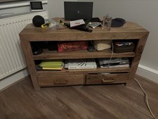 Brown Oak TV stand