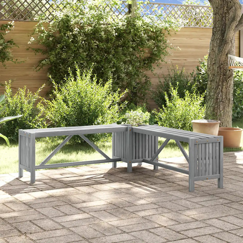 Walplus garden corner bench - garden,