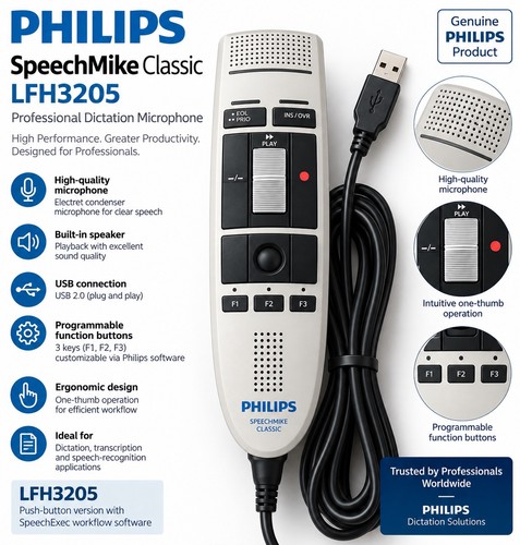 Philips speechmike classic - speechmike,