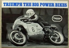 TRIUMPH MOTORCYCLES Sales Brochure For 1973 DAYTONA Trident TIGER Bonneville