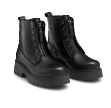 RUSSELL & BROMLEY Rebel Laceless Zip Front Boot 39 UK 6 £375