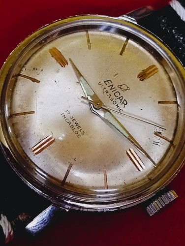 Vintage enicar geneve 17j - geneve,
