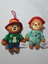 Set Of 2 Paddington Bear Plush