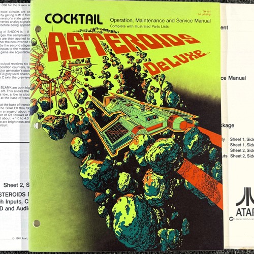 Atari asteroids deluxe - atari,