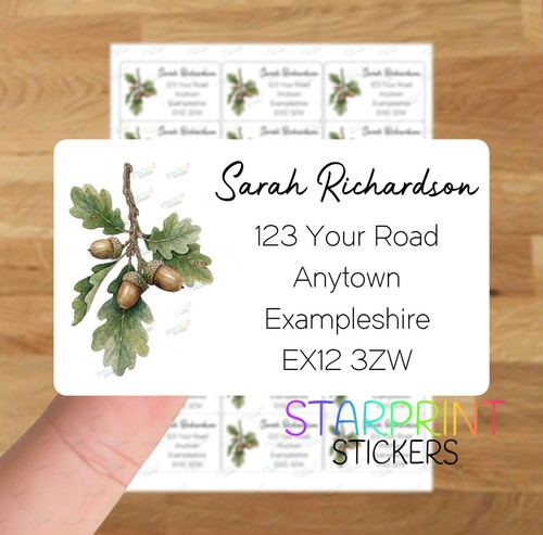 Oak tree personalised - oak, address