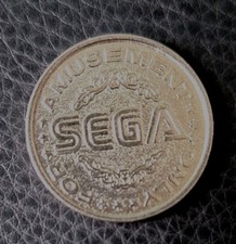 Sega  "Only for Amusement" Arcade coin/ Token - Original. 1990's Rare! Japan
