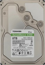 Toshiba Surveillance S300 Pro 8TB 7200RPM 256MB HDWT380 Internal HDD Hard Drive