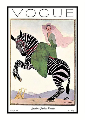 Vintage vogue style magazine - vintage,