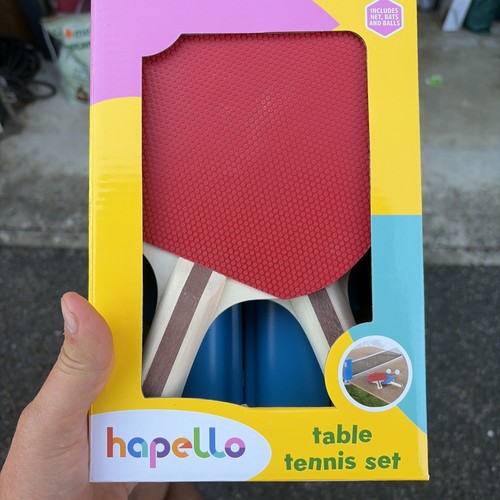 Hapello table tennis set - table,
