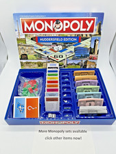 Monopoly Huddersfield Board Game *100% Complete* Christmas Xmas VGC Yorkshire