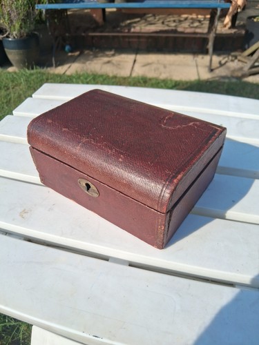 Antique victorian red leather - victorian,