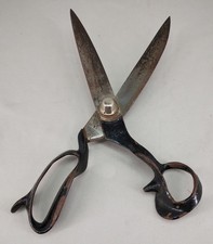 VINTAGE TAILORS SCISSORS - WILKINSON'S LINED - 14" LONG SHEARS