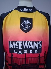 Original Adidas Glasgow Rangers Goalkeeper Shirt 1995 Mens Large 