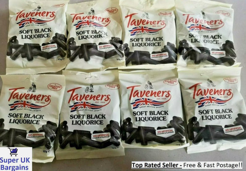 Taveners soft black liquorice - taveners,