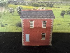 H133 Small warehouse building N Gauge Card Kit Pre-Built Play Worn