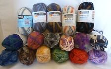 SMC Wash + Filz It! MultiColor x 50g Chunky Felting Wool for Knitting 100% Wool