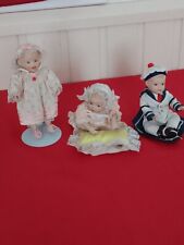 VINTAGE ASHTON DRAKE – YOLANDA BELLO – MINI DOLLS x 3 - EMILY / MATTHEW / SARAH