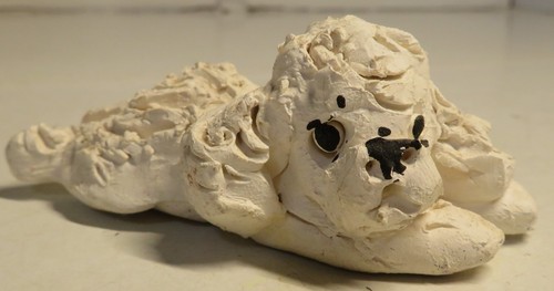 Vintage handmade bichon - vintage, frise