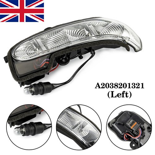 Left wing mirror indicator - wing,