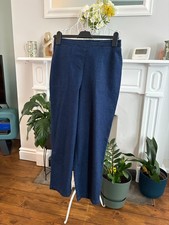Sahara Stretch Denim Straight Trousers size 2, slim fit