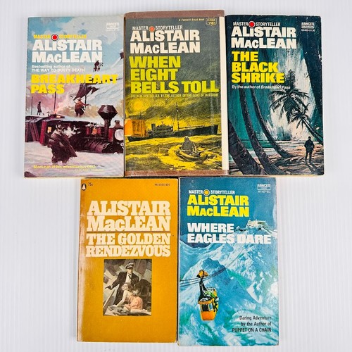Alistair maclean vintage - 5x,