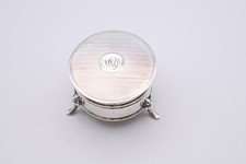 Antique Silver Trinket Jewellery Box Hallmarked Birmingham 1919