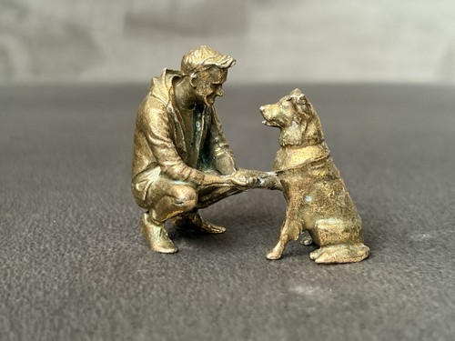 Solid brass man and - solid,