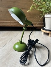 Habitat Metal Green Tommy Desk Lamp  Great working condition (698)