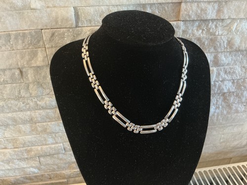 Monet silver tone mixed links - mixed,