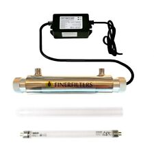 UV 11W Water Steriliser System 1/4" Feed 4LPM by Finerfilters