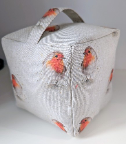Handmade robin fabric door - fabric,