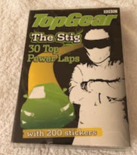 TOP GEAR, The Stig: 30 Top Power Laps with 200 STICKERS NEW/UNUSED/COMPLETE