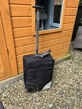 Radley Black 2 Wheel Wheeled Pull Along Cabin Case Suitcase Travel