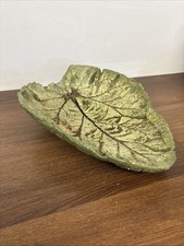 Concrete Green Leaf Shaped