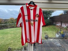 Retro Sunderland Large Home Shirt 2004/2005 Reg Vardy