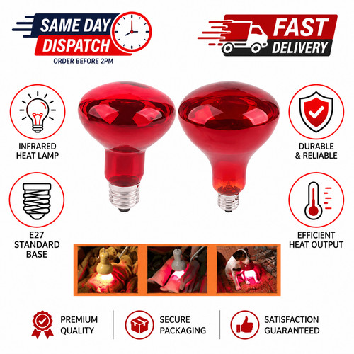 100w infrared red heat light - infrared,