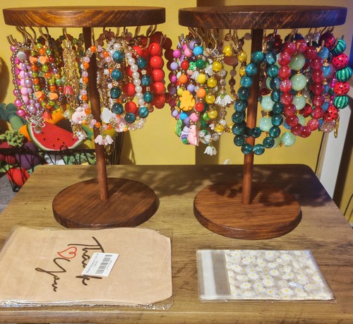 Handmade beaded charm - beaded,