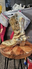 Unusual Brass Cowboy Boot Vase ?