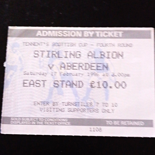 Stirling albion aberdeen - stirling, v