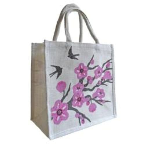 Jute shopping tote - shopping, bag