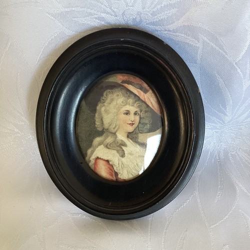 Antique miniature picture - miniature,