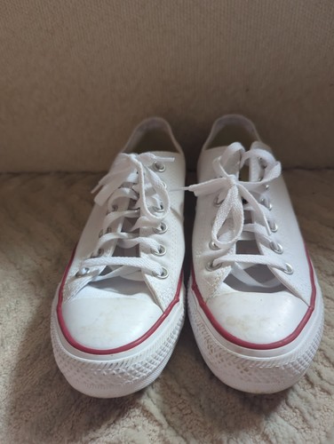 Converse worn white ladies - converse,