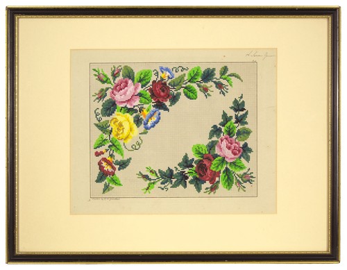 Berlin woolwork handpainted - woolwork,