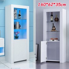 High gloss white tall display - high,