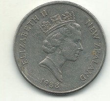 HIGH GRADE XF 1988 NEW ZEALAND