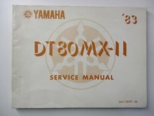 YAMAHA DT80MX-11 1983 GENUINE OWNERS WORKSHOP SERVICE MANUAL 36N-F81977-20