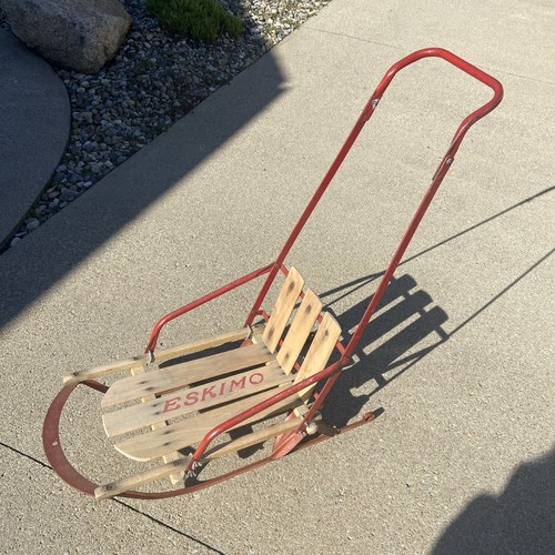 Vintage eskimo 1950 wooden - eskimo, 1950's
