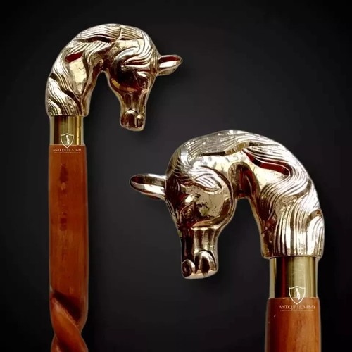 Vintage horse head handle - vintage,