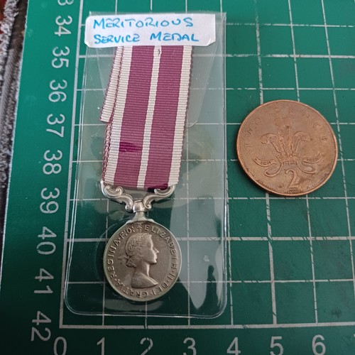 Meritorious service medal - service,